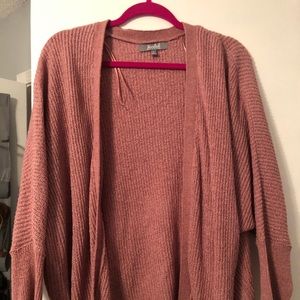 Pink cardigan